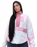 Pink Quilted Pullover