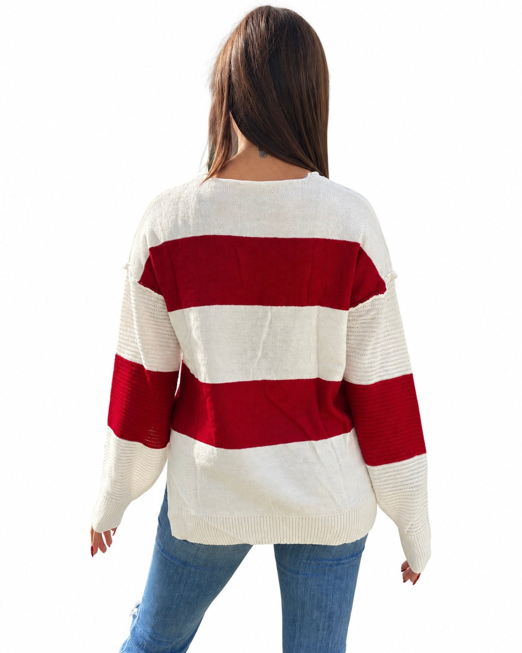 Red Striped Sweater