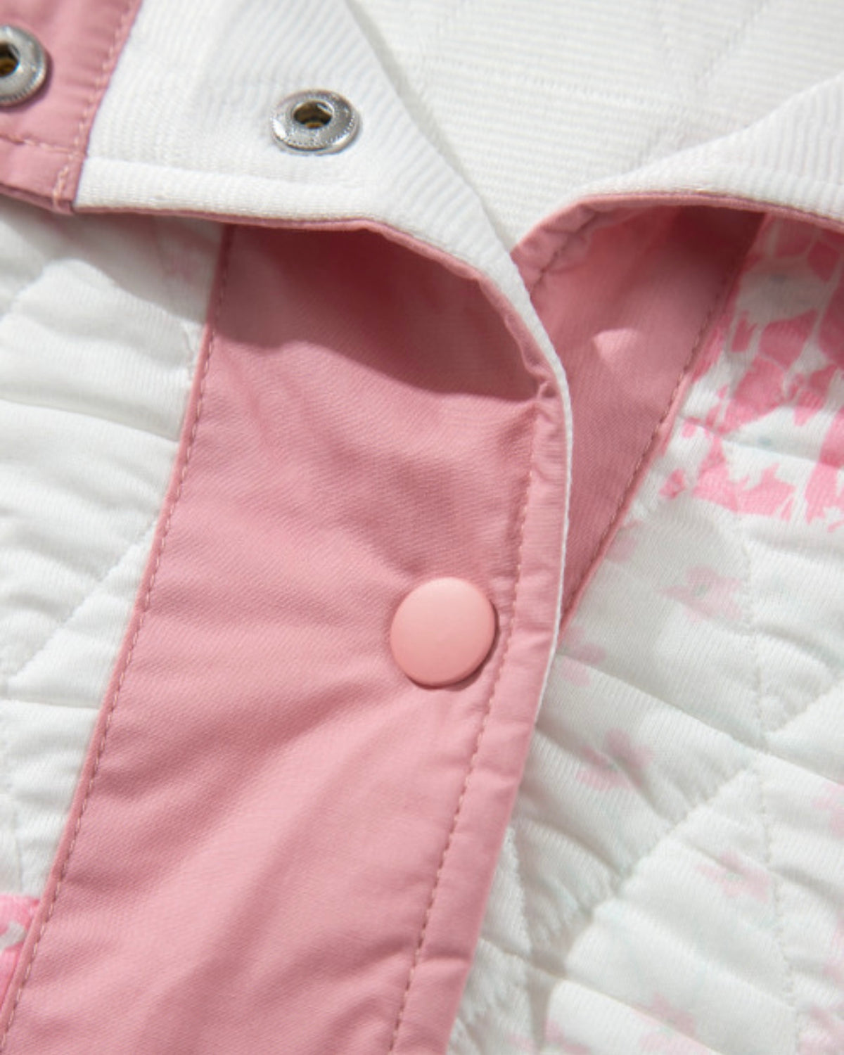 Pink Quilted Pullover
