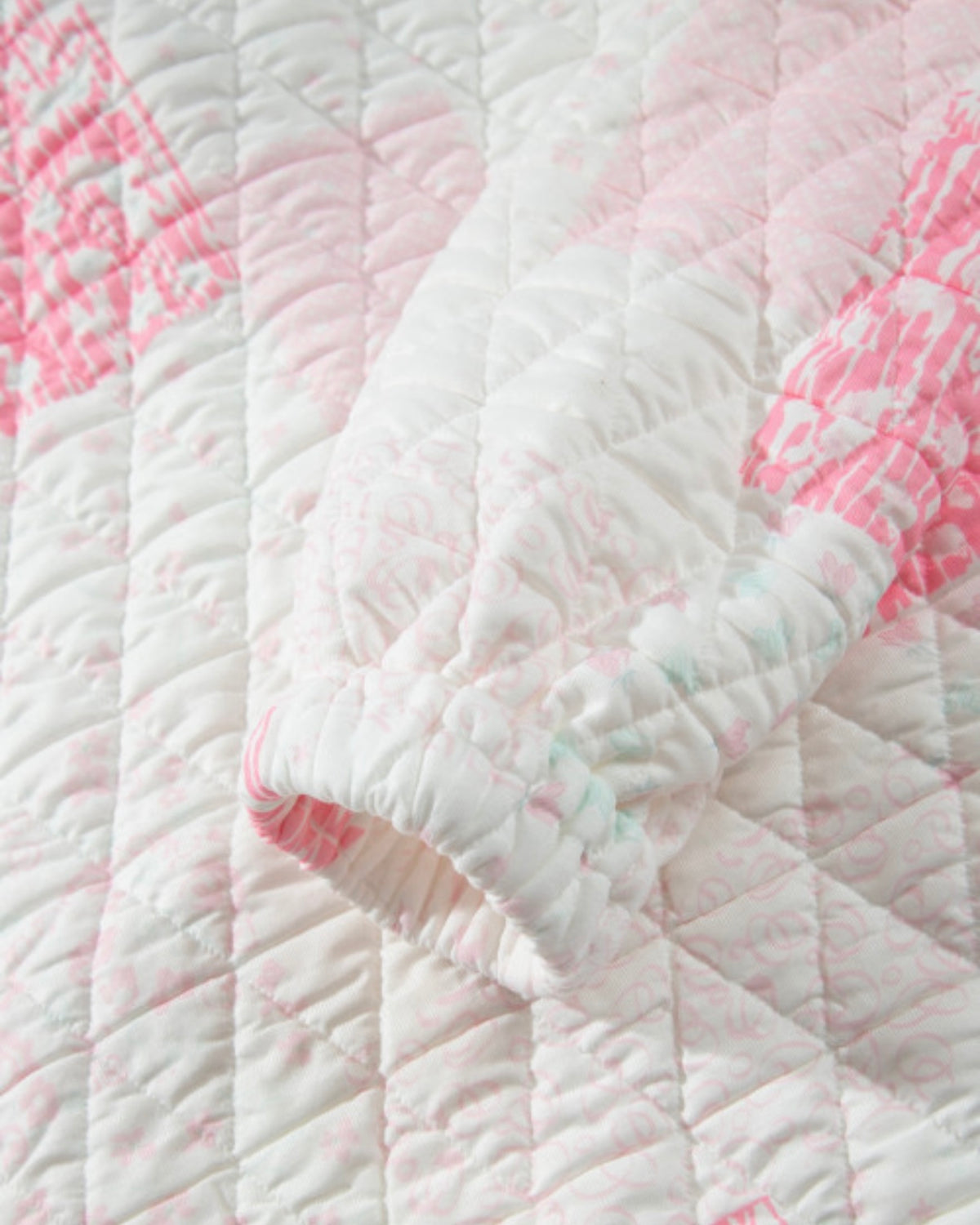 Pink Quilted Pullover